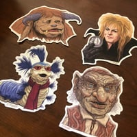 Image 5 of GOBLIN CITY 4 Pack STICKERS Waterproof!