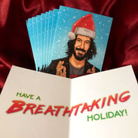 Image 2 of 10 PACK Keanu CHRISTMAS CARDS!