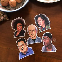 Image 5 of LARRY & FRIENDS Waterproof Sticker 5 Pack SET! Free Larry Bday Card w/ Every Set!