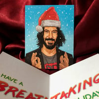 Image 3 of KEANU Christmas Card!