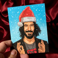 Image 4 of 10 PACK Keanu CHRISTMAS CARDS!