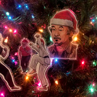 Image 4 of KARATE KICK Christmas Ornament 5 Pack COMBO!