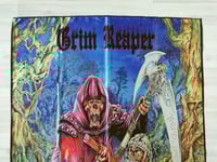 Image 2 of GRIM REAPER - Rock you to hell Flag (cloth poster Banner tapestry) Heavy metal NWOBHM