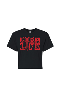 Universi-Tee Crop Black