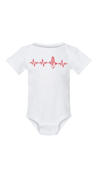 CornBeat Infant Onesie White