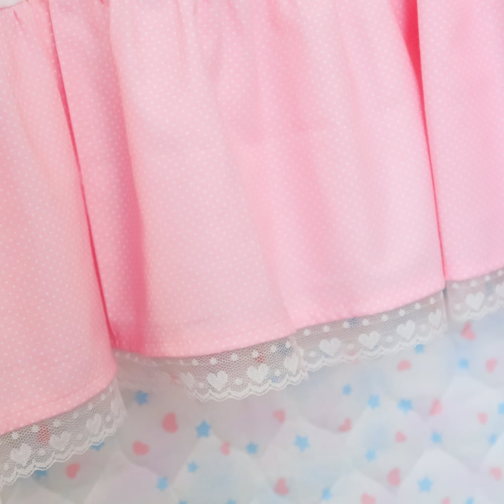 Tiered Dress: Rainbow Hearts