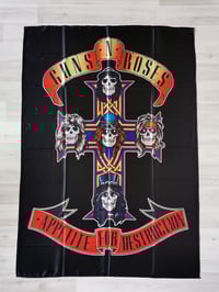 Image 1 of GUNS N ROSES - Appetite for destruction Flag (cloth poster Banner tapestry) Heavy metal Slash Axl