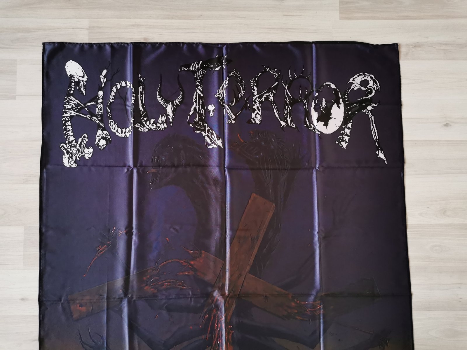 HOLY TERROR - Mind wars Flag (cloth poster Banner tapestry