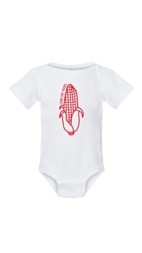 Corn Life Infant Onesie White