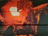 Image 2 of IMMORTAL - Diabolical fullmoon Mysticism Flag 3' x 3' (cloth poster Banner tapestry) Black metal