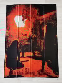 Image 1 of IMMORTAL - Diabolical fullmoon Mysticism Flag (cloth poster Banner tapestry) Norwegian Black metal