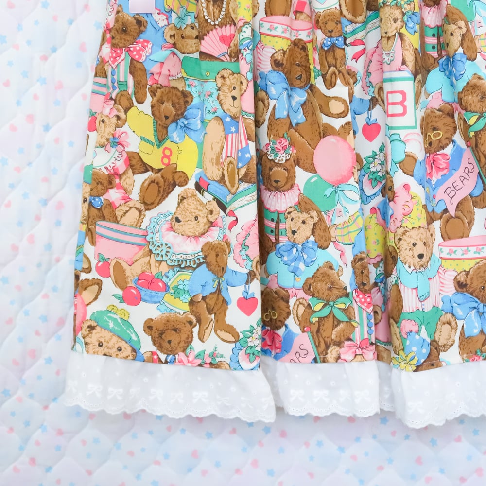 Ribbon Dress: Teddy Bear Pink