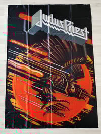Image 1 of JUDAS PRIEST - Screaming for vengeance Flag (cloth poster Banner tapestry) Heavy metal NWOBHM