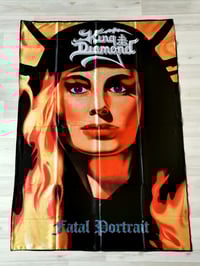 Image 1 of KING DIAMOND - Fatal portrait Flag (cloth poster Banner tapestry) Heavy metal