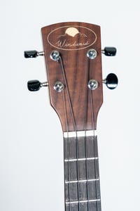 Image 4 of Windward Ukuleles Custom Walnut Tenor Bellshape