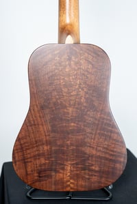 Image 6 of Windward Ukuleles Custom Walnut Tenor Bellshape