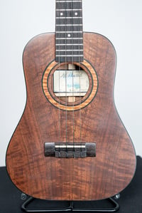 Image 2 of Windward Ukuleles Custom Walnut Tenor Bellshape