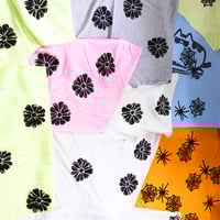 Image 9 of superfloral sketchy petals tiedye soft warm sweatshirt 6/7 courtneycourtney open layer lined vest