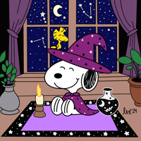 spoopy snoopy print