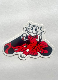 Biker Cat Sticker