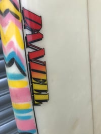 Image 3 of Surfboards Australia,  Daniel vintage thruster surfboard