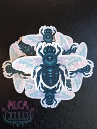 Image 1 of Carpenter Bee - Black Bee - 3" Vinyl Sticker