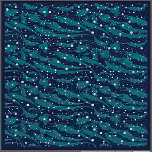 Image of Bandana - Kelp and Bubbles 