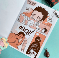 Image 2 of sick day: a hxh zine