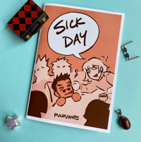 Image 1 of sick day: a hxh zine