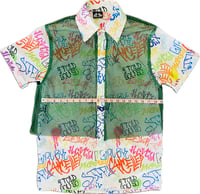 Image 2 of HC MESH COMBO SHIRT - GREEN