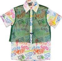 Image 1 of HC MESH COMBO SHIRT - GREEN