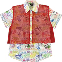 Image 1 of HC MESH COMBO SHIRT - RED