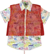 Image 3 of HC MESH COMBO SHIRT - RED