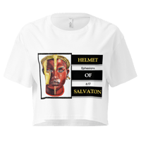 Image 1 of Helmet Of Salvation Women’s crop top 