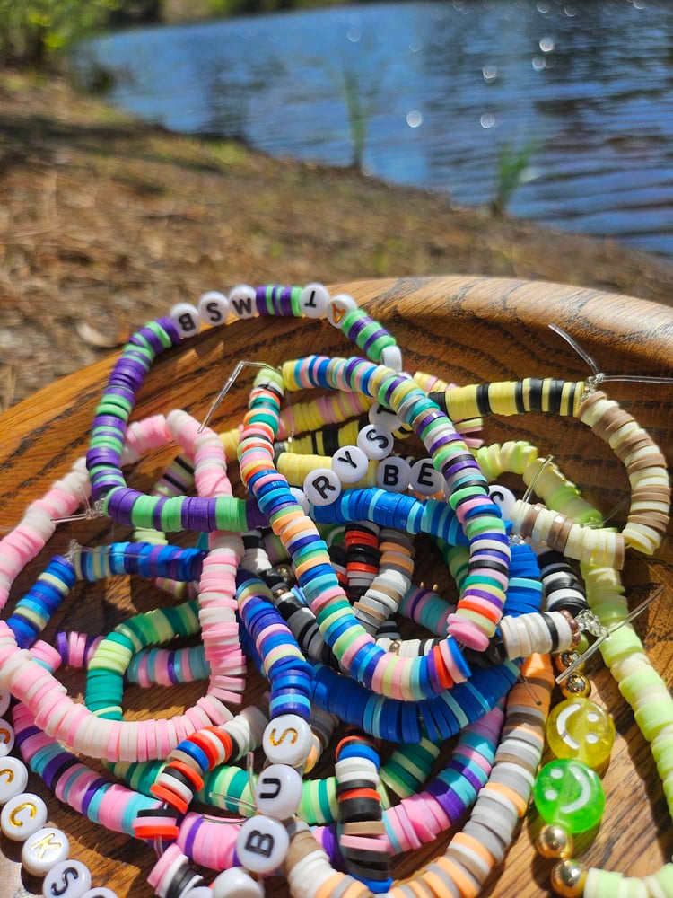 Image of Mixed Clay bead bracelet