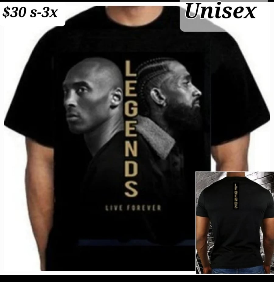Image of $30 Legends unisex t-shirt (small-3x)