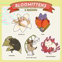 Image 3 of flower cat sticker