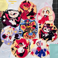 Hazbin Hotel Stickers // 3”