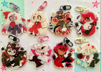 Image 1 of Hazbin Hotel Keychains // 3"