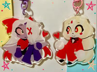 Image 2 of Hazbin Hotel Keychains // 3"