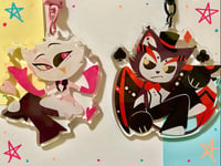 Image 3 of Hazbin Hotel Keychains // 3"