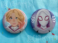 Image 3 of Across the Spider-Verse Button Pins