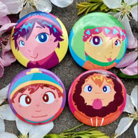 Image 1 of Silly SouthPark Button Pins // 4.4cm