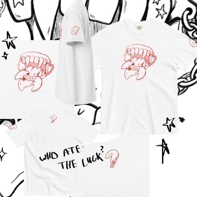 Image of Who Ate the Luck? | Unisex T-shirt Red Vers.