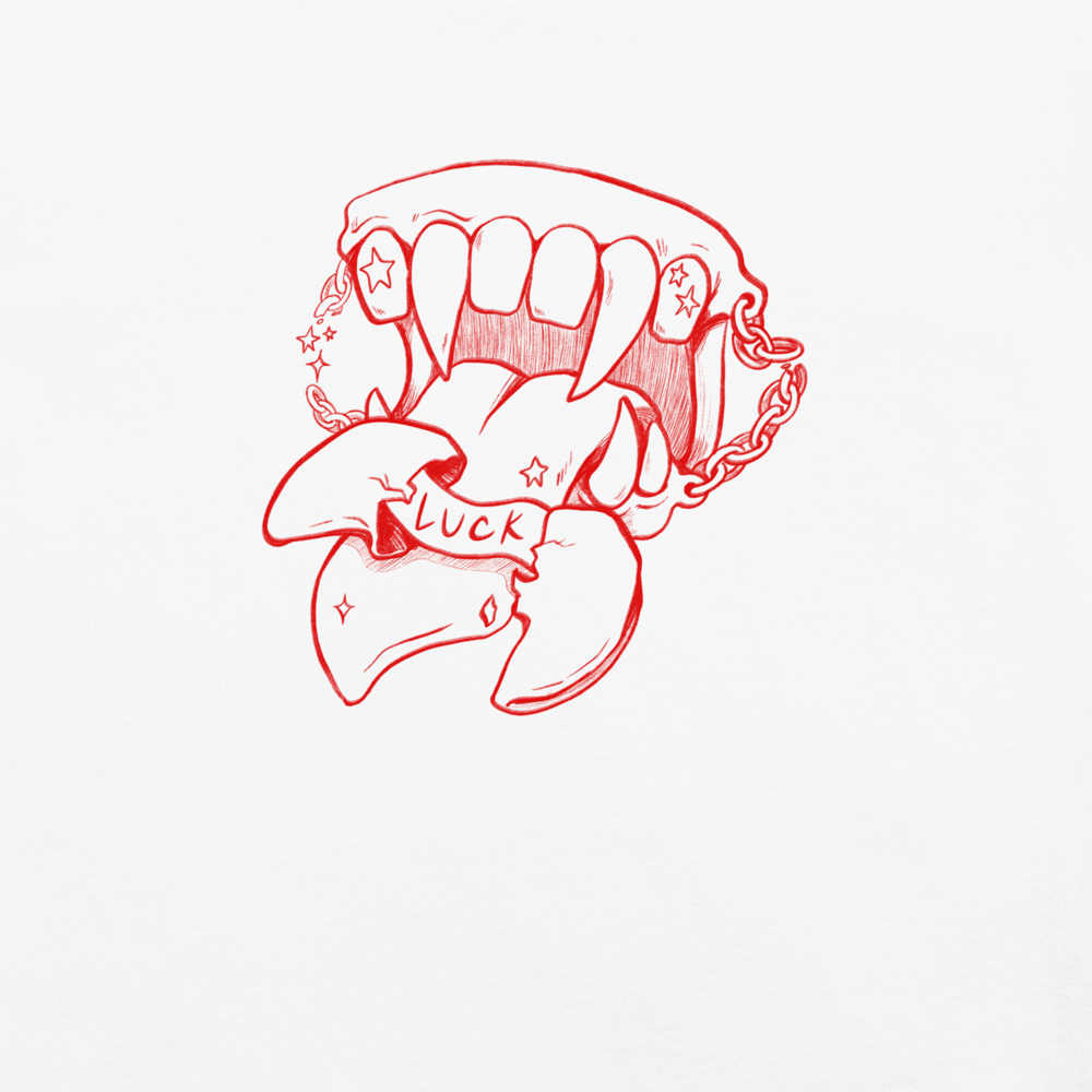 Image of Who Ate the Luck? | Unisex T-shirt Red Vers.