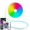 DC5V USB RGB Neon LED Strip, Waterproof Bluetooth App Control Neon Strip Lighting