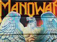 Image 2 of MANOWAR - Battle hymns Flag 3' x 3' (cloth poster Banner tapestry) Heavy metal Power metal