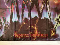 Image 3 of MANOWAR - Fighting the world Flag (cloth poster Banner tapestry) Heavy Power metal