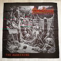 Image 1 of MERCILESS - The awakening Flag 3' x 3' (cloth poster Banner tapestry) Death Thrash metal