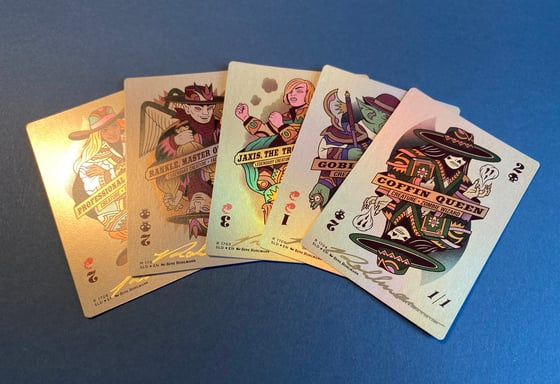 Image of Poker Faces Set | Artist Proofs | FOIL